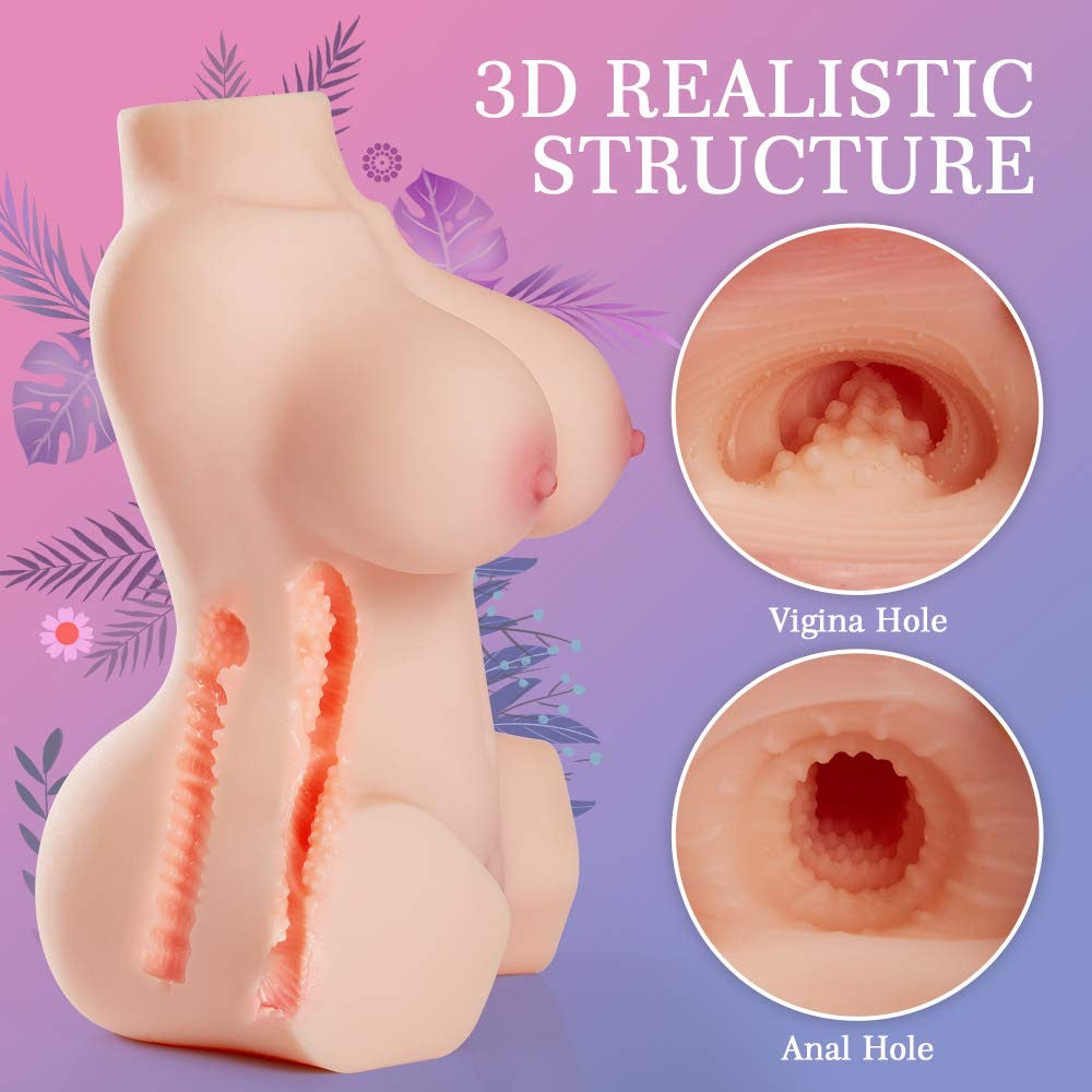 【Recommended By Lady MaCallan】5.9 lbs Sex Doll Male Masturbator with Vagina and Anal