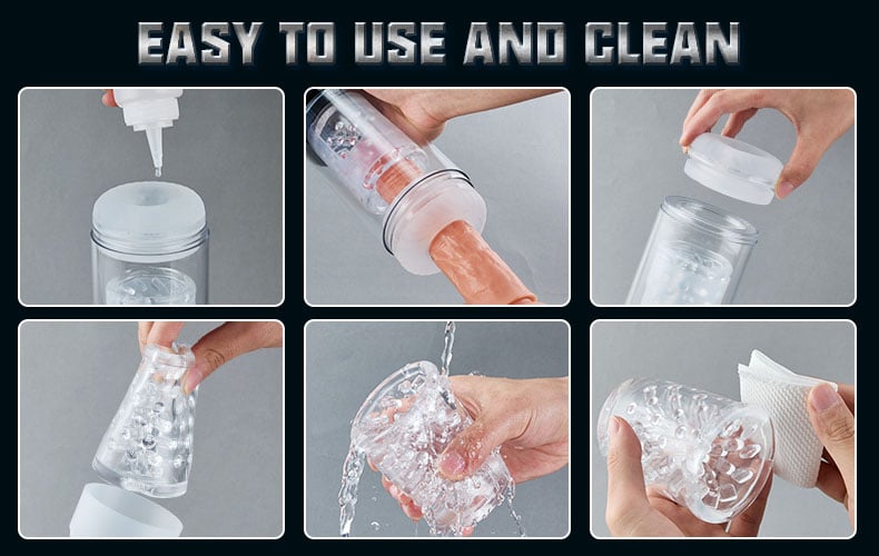 9 Rotating & Thrusting & Sucking Masturbator Male Men Sex Toy