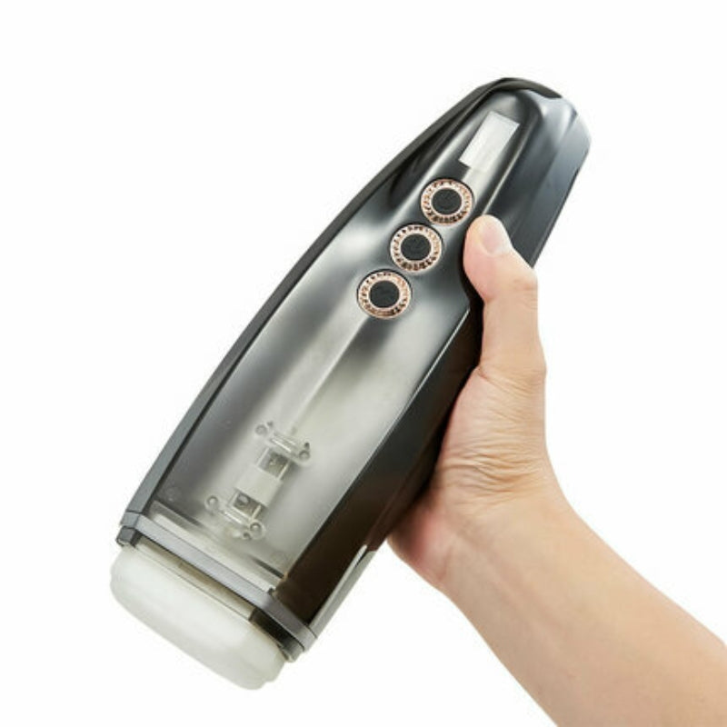 8 Thrusting Swinging Vibrating Masturbator