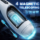 Automatic 4 Telescopic Vagina Masturbator with Voice Mode