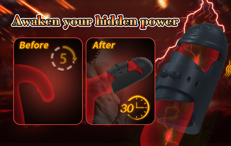 Hands Free Belt Design Masturbator Vibrator