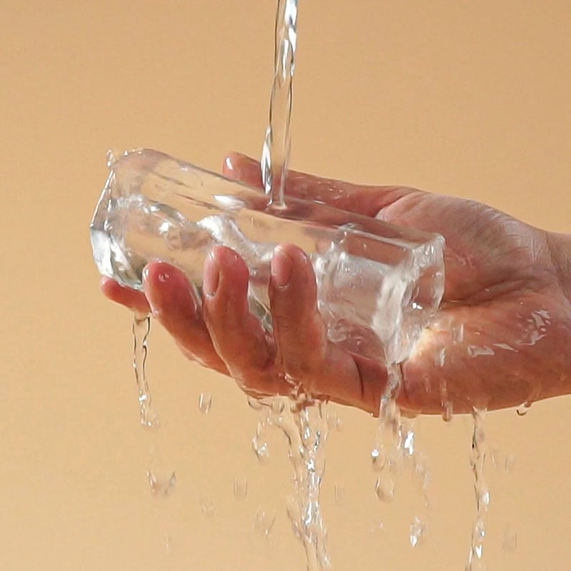 [First-Time Try] Crystal Muse Transparent Male Masturbator with Closed-End Design for Intense Suction