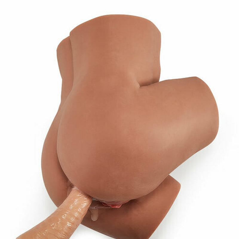 8.7Lb Lisa's s Side Action Spoon Position Realistic Pussy and Ass
