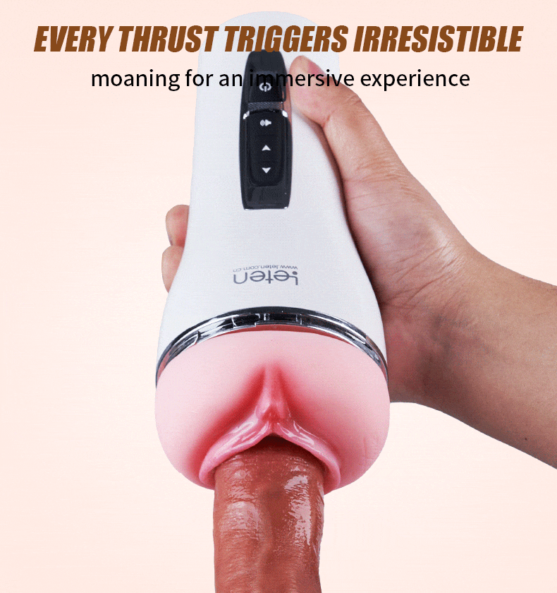 Leten Smart Control 10 Frequency Vibration Pronounce Male Stroker