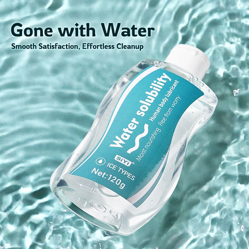 SiYi Ice Sensation Water-Based Cooling Lubricant –  for Real Intimacy & Toy Play (120g)