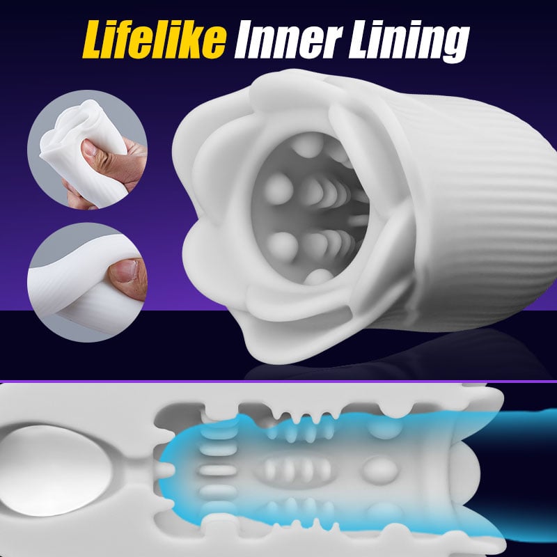 10 Vibrating & 6 Sucking Vacuum Penis Pump Male Penis Extender
