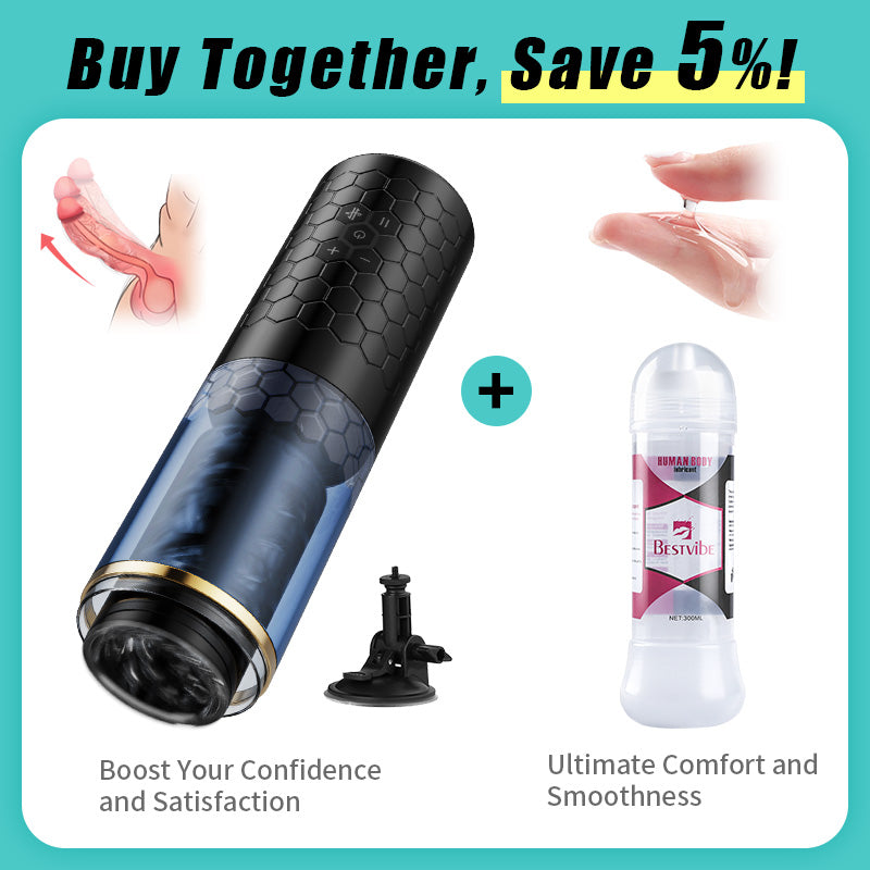 STORM CUP 10 Thrusting Spinning Sex Toys for Men Masturbator