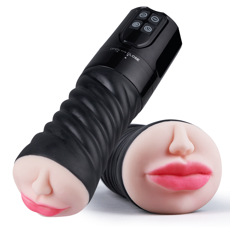 Mouth Obsession Vibration & Suction Remote Play Dual-Density pocket pussy