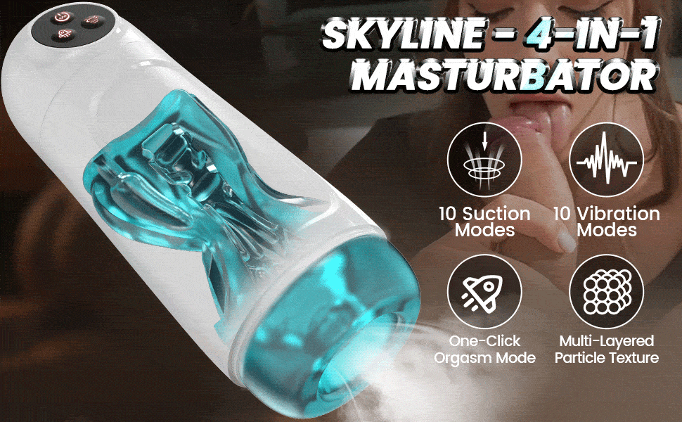 Baymax APP-Controlled Dual-Suction & Vibration Masturbator