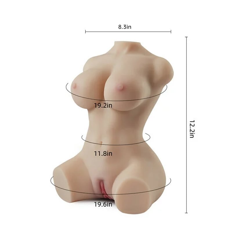 7.7lb Svelte Bouncy Titty Ultra Realistic Male Masturbator Sex Doll