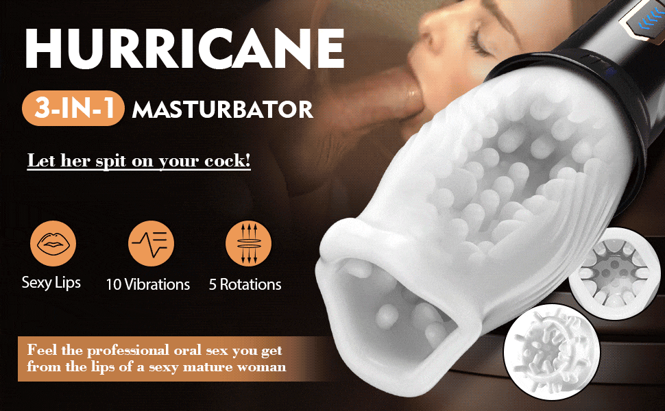 TORNADO Gawk Gawk 10 Vibration 5 Rotation Better Wrapping Male Masturbator