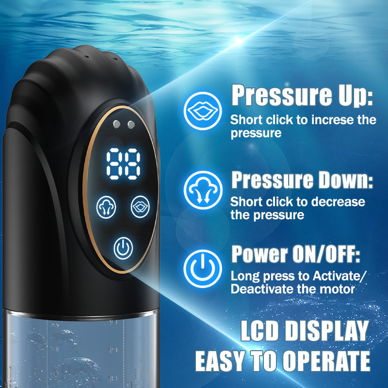 【15% OFF CODE: BV50】Mergano - Full Waterproof 6 Modes Erection Enlargement Penis Pump