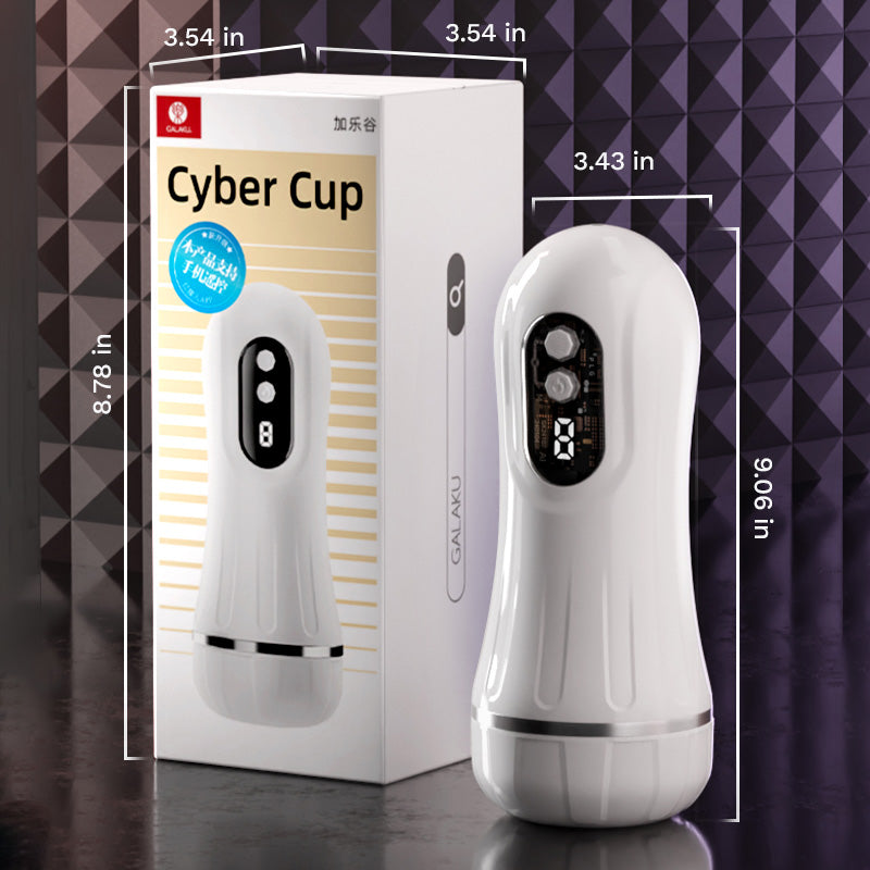 【Partner Play】Cyberpunk 9 Vibration  App Control Masturbator Cup