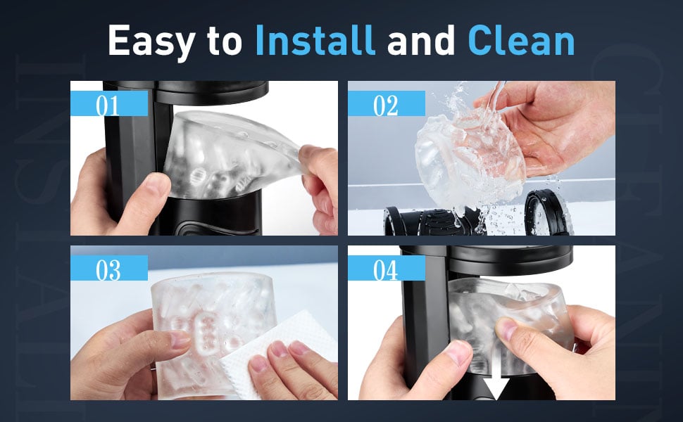 William Piston-Style Manual Thrusting & Squeezing Detachable Multifunctional Male Masturbator