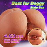 4.63 lbs Brown Doggie Realistic Masturbator