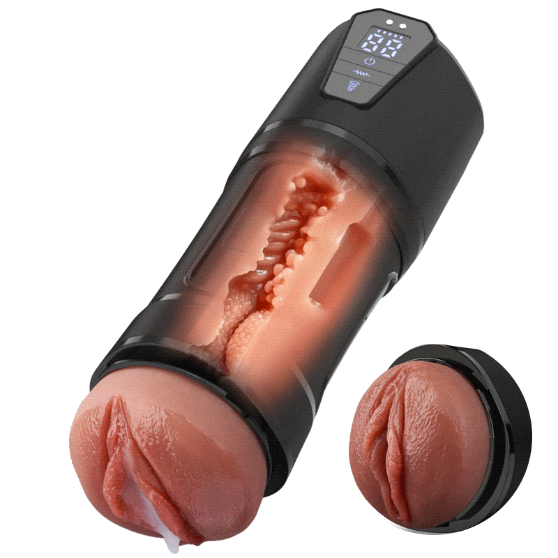 [7 Days! Free Delivery] Challenger - 10 Vibrations  5 Suctions  Ultra-Realistic Vagina  Simulated Masturbator