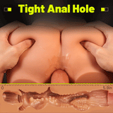 Unisex Doll Huge & Flexible Dildo with Abdominal Muscles and Tight Anal for Solo Couples Sex Fun