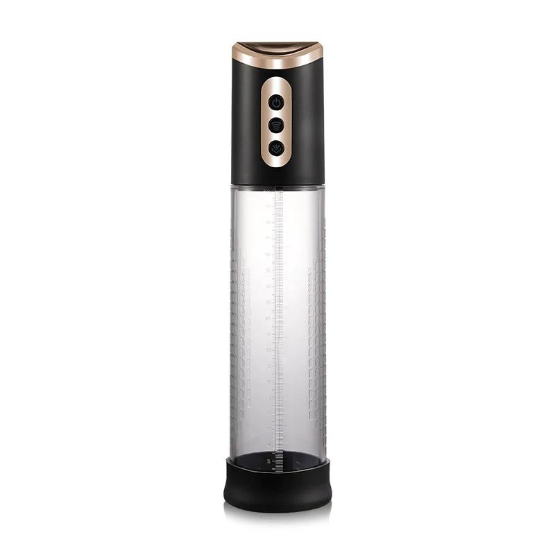 2 in 1 4 Sucking Transparent Penis Enlargement Pump with Lifelike Sleeve