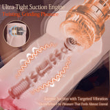【Realistic Vaginal】Vacuum Momoka 5 Suction  5 Vibration Realistic Vaginal Electric Masturbator
