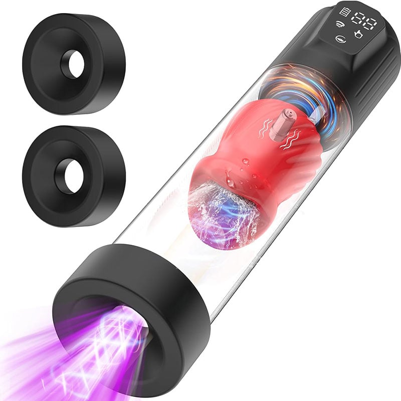 Alexander 7 Vibrating & 5 Sucking  Penis Pump Vacuum Suction Male Penis Extender