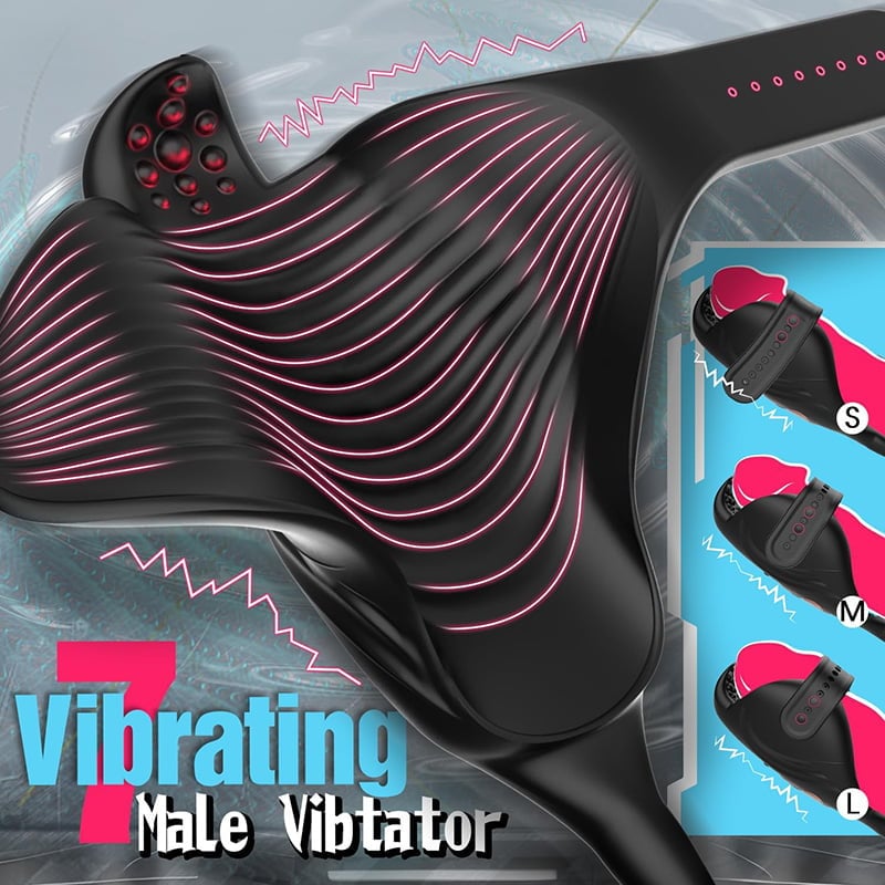 【Free Shipping!】Asher Thrusting Prostate Massager Vibrating Penis Vibrator Couple Play Anal Toys