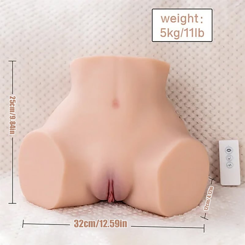 SensualSculpt - 11Lb Sucking and Vibrating Lifelike Butt Masturbation