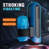 700 Strokes Per Minute 6 Thrusting 10 Vibrating Masturbator