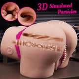 【Lily Electric 1:1 Large Life-Size Milf Butt】5Suck 5Vibrator Dual Function 27.5 lb Big Ass with Anus Pussy Life-like But