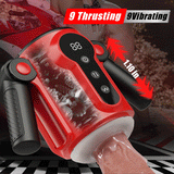 Calvin 9 Thrusting & Vibrating Massage Training and Masturbator 2 IN 1 Sex Toy