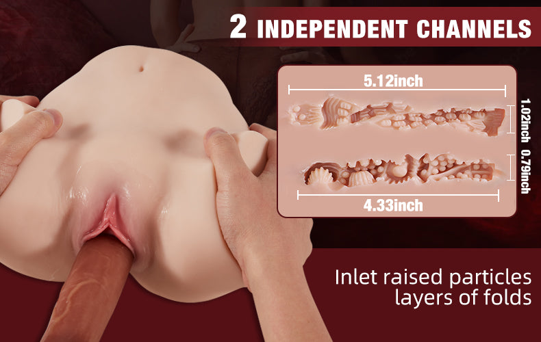 Kayla 7.7lb Fair Skin Sexy Life-sized Realistic Butt