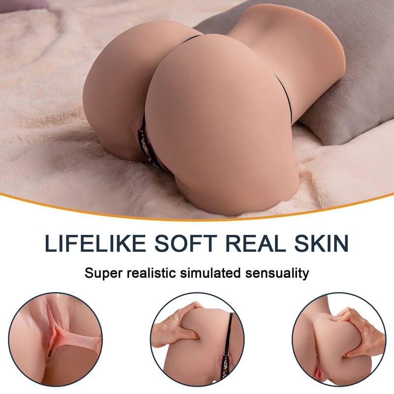 Paisley 16.42Lbs Electric Big Butt 3Speed 4Frequency Lifelike Soft Real Skin