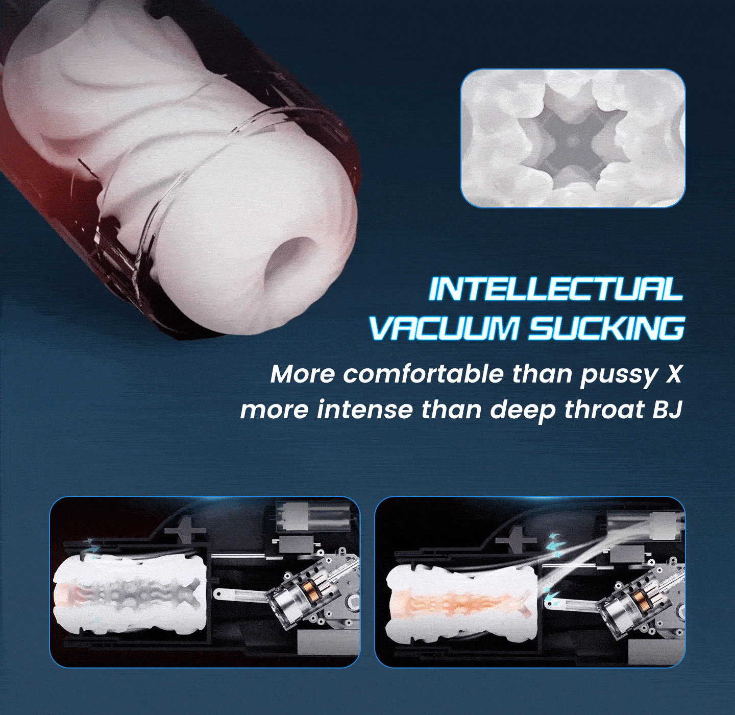 【3.15 IN Depth】Leten 10 Vibrating & Sucking Voice Handheld Masturbator Male Sex Toys