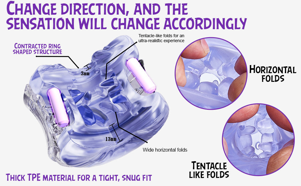 DOIFX-Pocket Girl 5 Vibration Modes Vagina + Anal Double Entrance Male Masturbator