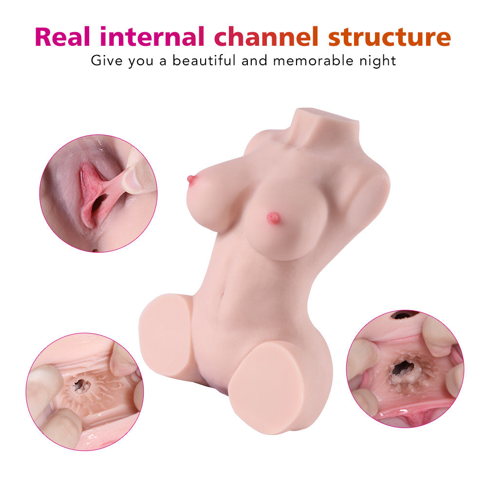 9 lbs Lora Pink Nipples Sex Doll Torso