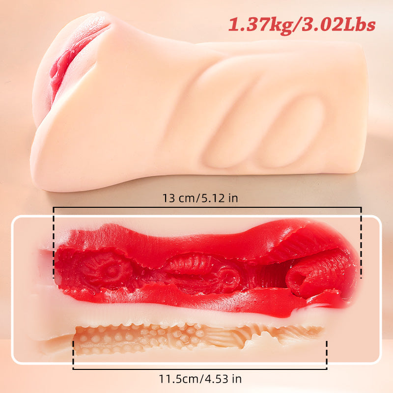 Overflowing Happiness, Forced Opening And Closing Pleasure, Tpe Non-Penetrating 1.37kg Small Masturb