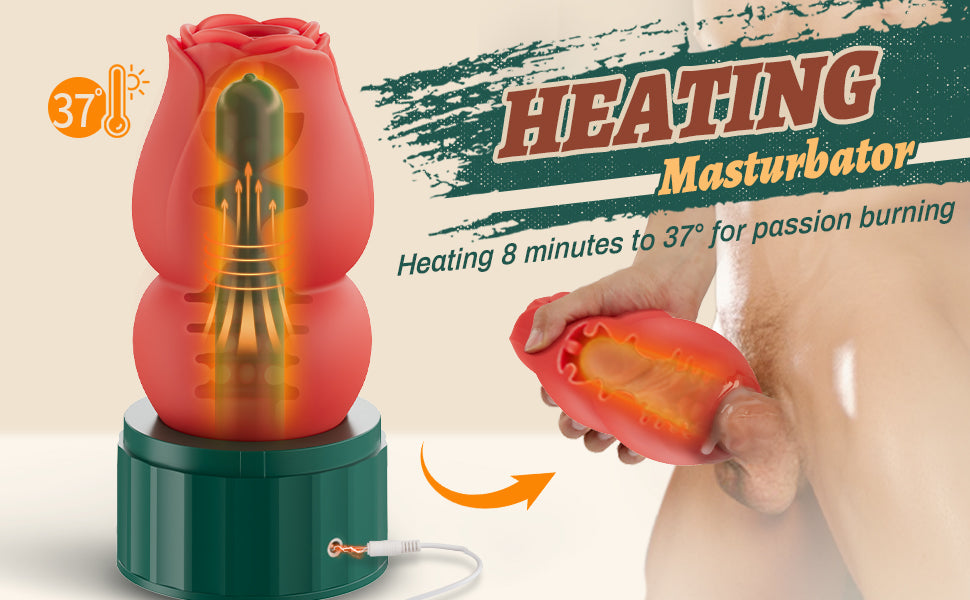 Rose Heating Male Masturbator