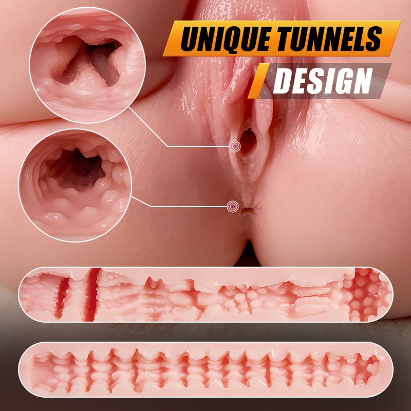 【1:1 life-size】Jesse 21.38 Lbs Big Life-Like Butt Life Size Ass 99% Realistic Skin Touch