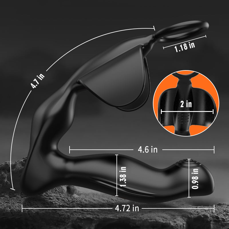 Elysium - 10 Vibrating 42°C Heating Prostate & Perineal Massager