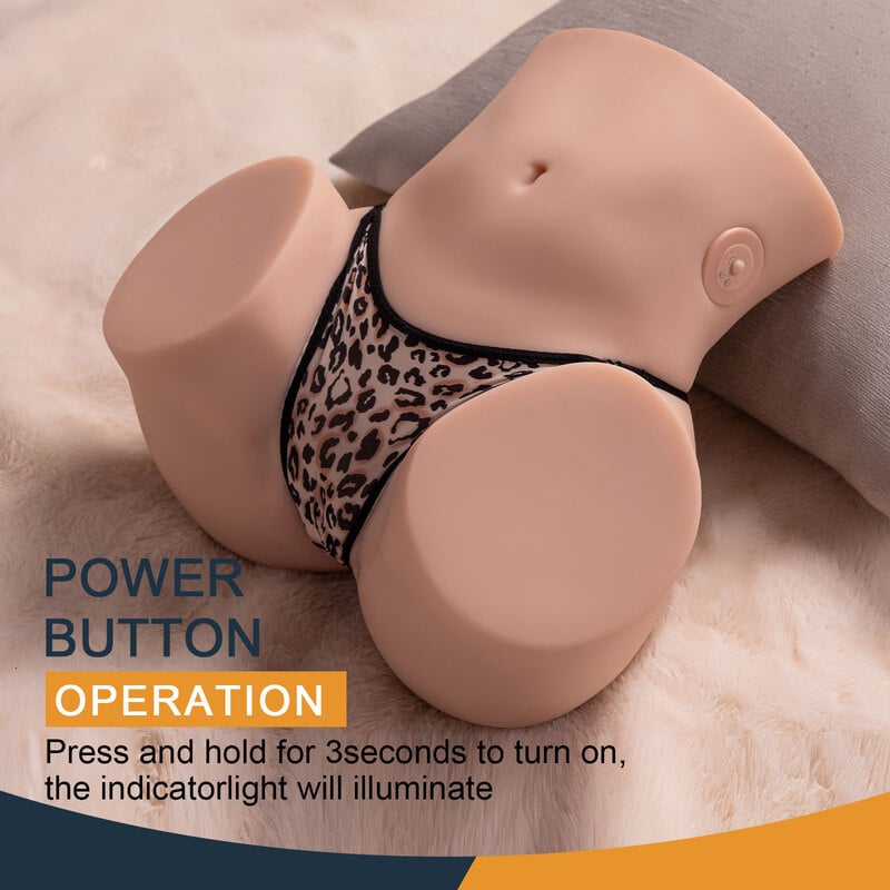 Paisley 16.42Lbs Electric Big Butt 3Speed 4Frequency Lifelike Soft Real Skin