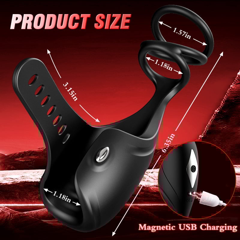 3-in-1 Glans Trainer Masturbator with Penis Ring