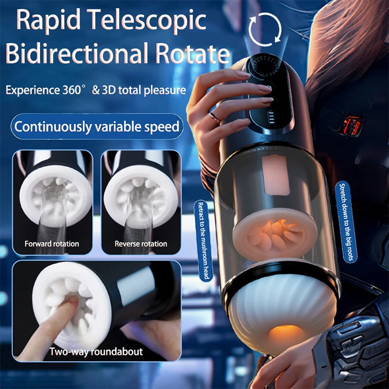 SVAKOM Godwin Stepless Variable Speed Masturbator Handsfree Sex Toys For Men