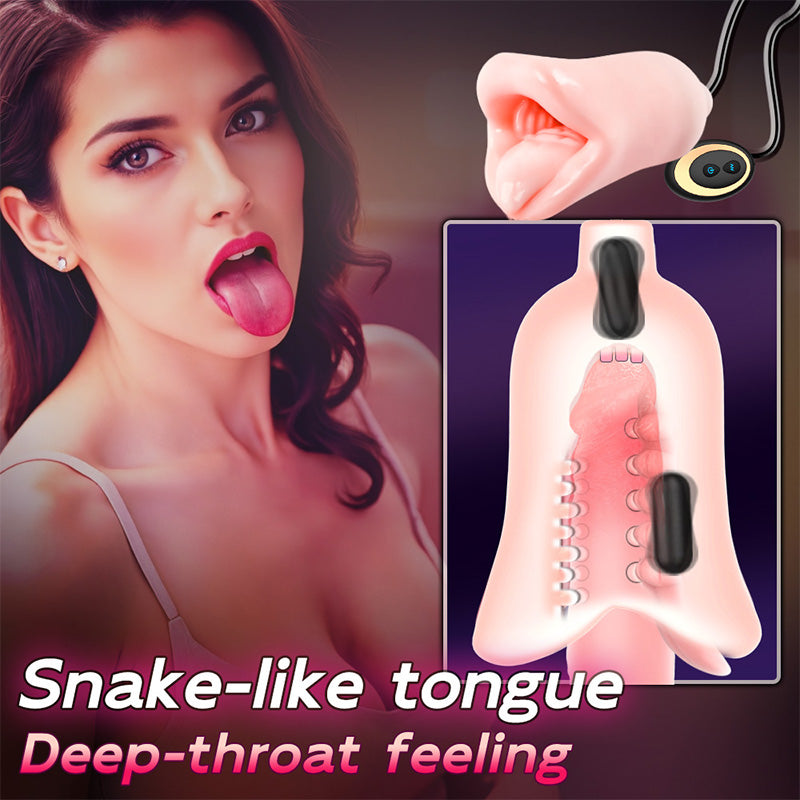 10 Vibration Male Glans Training Stimulator Blow Job Toys