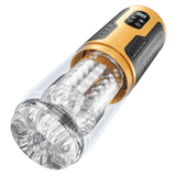 Spark - Amber Flash 3 Thrusting & Rotation 7 Vibration Masturbator Adult Sex Toys For Men