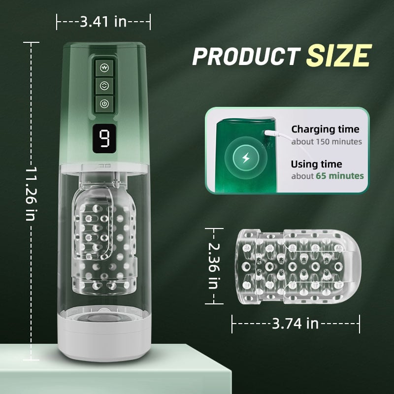 8 Thrusting & Rotation Sexual Visualization Ipx6 Masturbator