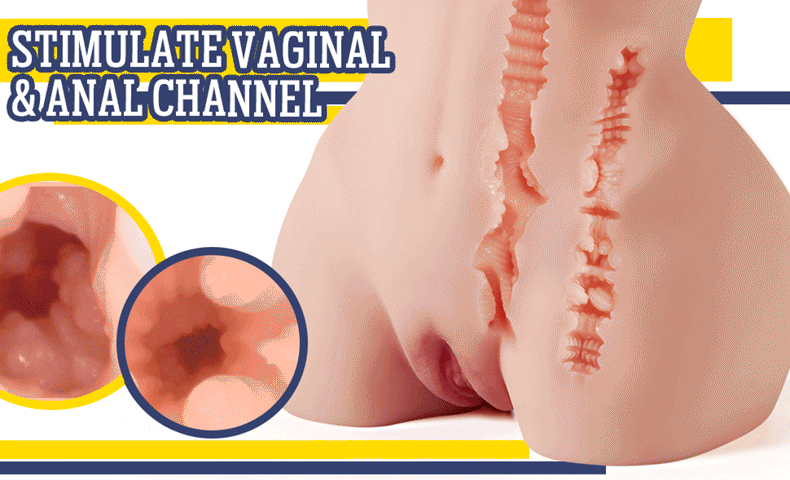 12.7 lbs 3D Male Masturbator Doll with Torso