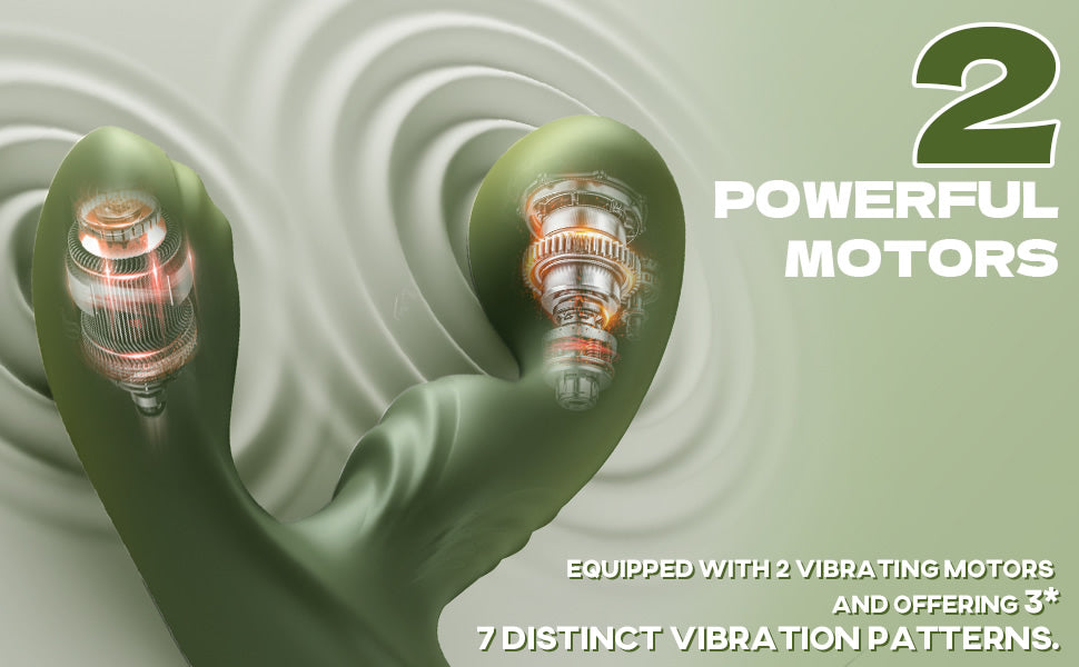 Double-ended 3 Speed 7 Frequencies Vibrating Prostate Massager