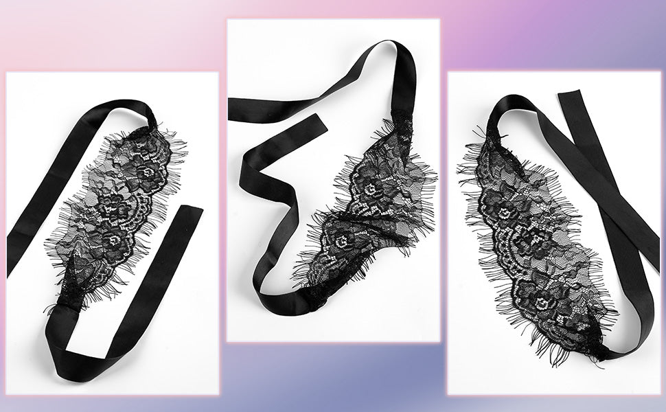 Paddle for Adults Silky Soft Satin Eye Mask Lace Mask