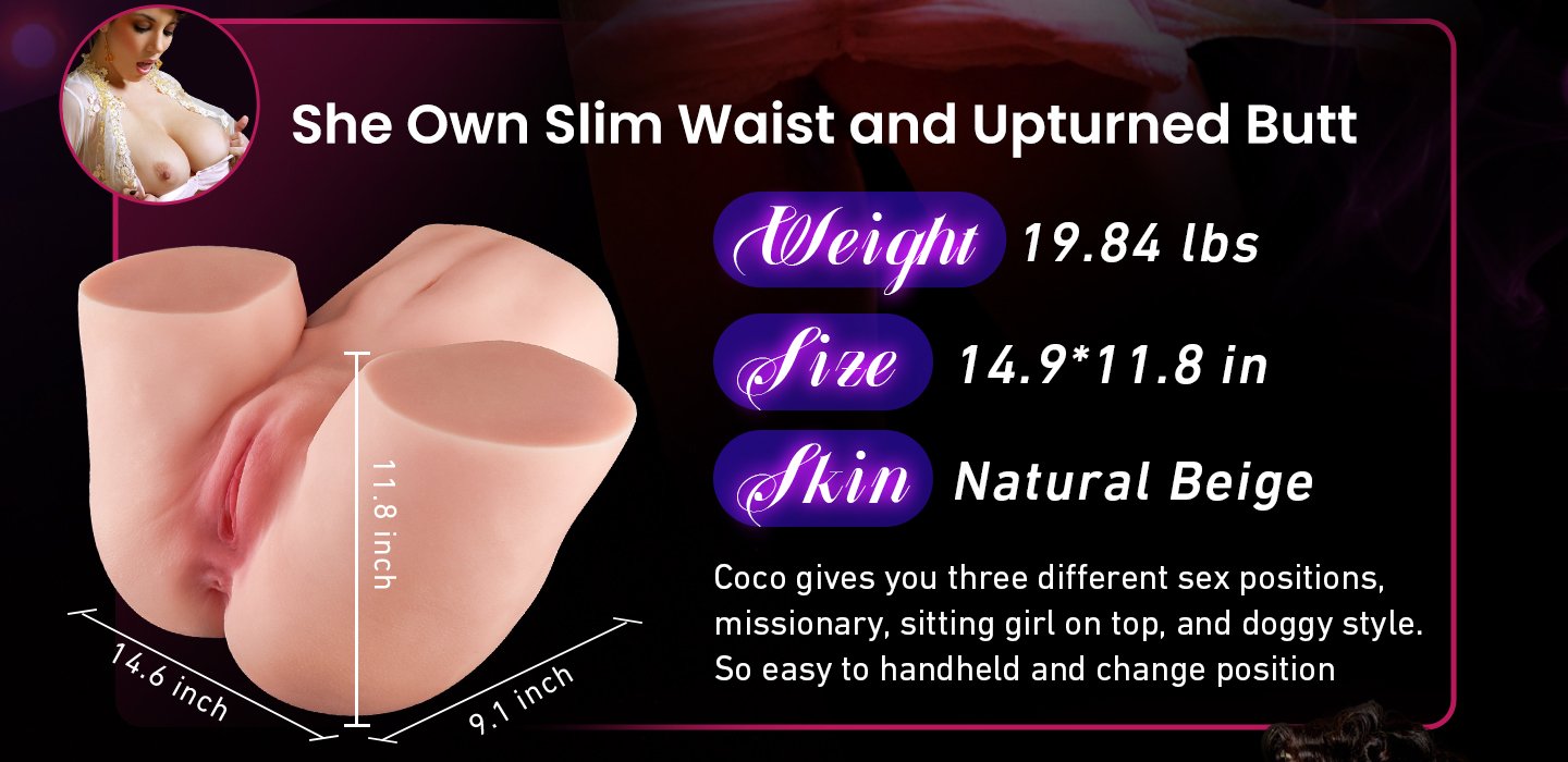 【1:1 life-size】19.84 lbs Sexy Stripper Lifelike Butt Masturbation