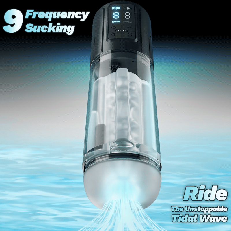 The Stamina Beast 9 Vibration & Sucking Automatic Male Masturbator Blowjob Stroker Male Sex Toy