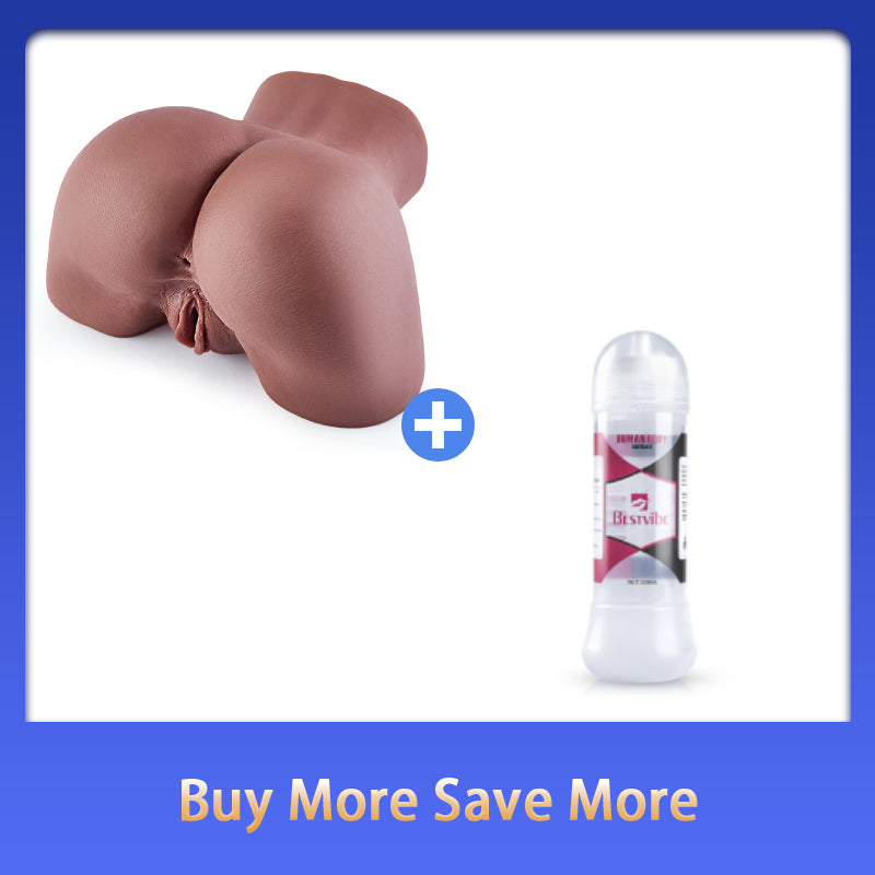 5.3 Lbs Big Ass Brown Realistic Butt Masturbator